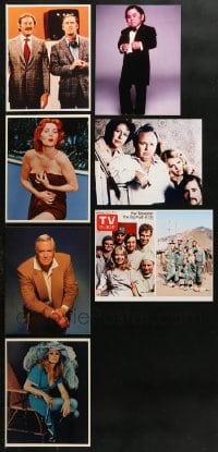 6m317 LOT OF 7 COLOR REPRO PHOTOS 2000s portraits of a variety of different movie & TV stars!