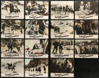 6m005 LOT OF 15 APACHE RIFLES FRENCH LOBBY CARDS 1964 Audie Murphy & Native American Indians!