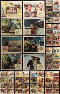 6m003 LOT OF 84 LOBBY CARDS 1940s-1960s complete sets from a variety of different movies!