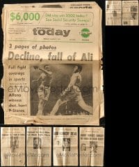 6m110 LOT OF 7 CHICAGO'S AMERICAN NEWSPAPERS 1960s-1970s Manhunt for MLK killer, Decline of Ali!