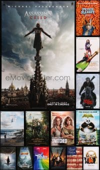 6m387 LOT OF 16 UNFOLDED DOUBLE-SIDED 27X40 ONE-SHEETS 2010s cool movie images!