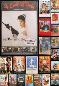 6m320 LOT OF 26 FORMERLY FOLDED 28X40 LEBANESE POSTERS 1970s-1980s cool movie images!