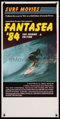6p093 FANTASEA '84 Aust daybill 1984 great close up surfing photo, a blast of ocean fever!