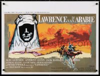 6p188 LAWRENCE OF ARABIA Belgian R1970s David Lean classic starring Peter O'Toole, cool art by Ray!