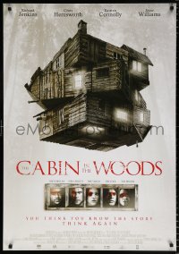 6p044 CABIN IN THE WOODS DS Dutch 2012 Kristen Connolly, Chris Hemsworth, creepy image!