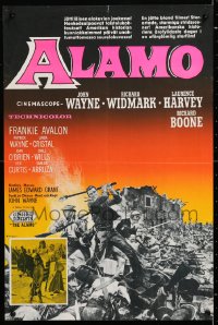 6p029 ALAMO Finnish 1961 John Wayne & Richard Widmark in the War of Independence by R. Kanz!