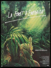 6p779 EMERALD FOREST French 23x31 1985 directed by John Boorman, based on a true story, Zoran art!