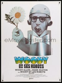 6p865 SLEEPER French 24x32 1974 wacky robot Woody Allen by Bourduge!