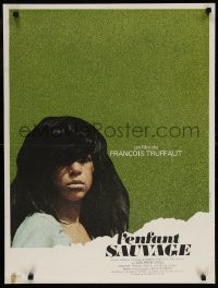 6p886 WILD CHILD French 23x31 1970 Francois Truffaut's classic L'Enfant Sauvage, not man or animal!