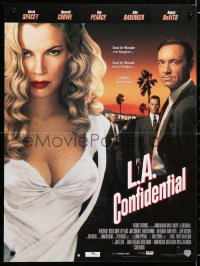 6p935 L.A. CONFIDENTIAL French 16x21 1997 Kevin Spacey, Guy Pearce, sexy Kim Basinger!