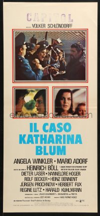6p696 LOST HONOR OF KATHARINA BLUM Italian locandina 1976 from Nobel Prize winner Heinrich Boll's novel!