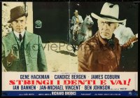 6p606 BITE THE BULLET Italian 18x26 pbusta 1975 Richard Brooks directed, James Coburn!