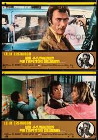 6p600 MAGNUM FORCE group of 6 Italian 18x26 pbustas 1973 Clint Eastwood as toughest cop Dirty Harry!