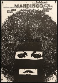 6p123 MANDINGO Polish 18x27 1978 Ken Norton, Brenda Sykes, Erol art of incredible afro!