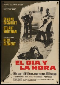 6p128 DAY & THE HOUR Spanish 1963 Rene Clement directed, Simone Signoret & Stuart Whitman!
