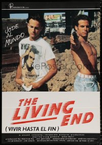 6p135 LIVING END Spanish 1994 Dytri, Gilmore, an irresponsible movie by Gregg Araki!