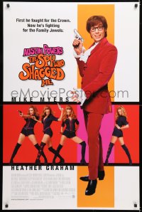 6r525 AUSTIN POWERS: THE SPY WHO SHAGGED ME DS 1sh 1999 Mike Myers, super sexy Heather Graham!