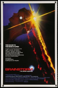 6r559 BRAINSTORM 1sh 1983 Christopher Walken, Natalie Wood, the ultimate experience!