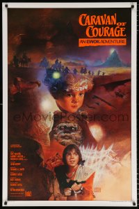 6r572 CARAVAN OF COURAGE int'l 1sh 1984 An Ewok Adventure, Star Wars, Kazuhiko Sano!