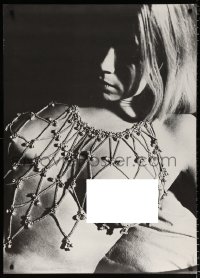 6r234 CAPTIVE BOSOM 29x41 commercial poster 1969sexy naked woman wearing a fancy necklace!