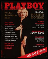 6r252 MARILYN MONROE 24x30 commercial poster 1997 Playboy's Holiday Anniversary Issue!