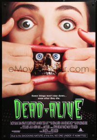 6r598 DEAD ALIVE 1sh 1992 Peter Jackson gore-fest, some things won't stay down!