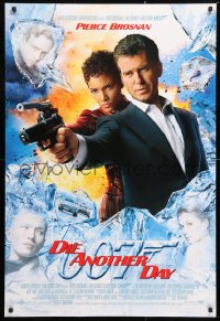 6r615 DIE ANOTHER DAY style C int'l DS 1sh 2002 Pierce Brosnan as James Bond, gun melting ice