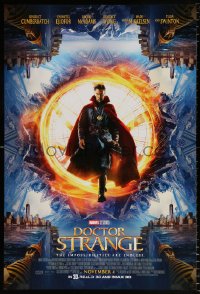 6r619 DOCTOR STRANGE advance DS 1sh 2016 sci-fi image of Benedict Cumberbatch in the title role!