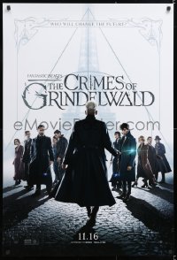 6r639 FANTASTIC BEASTS: THE CRIMES OF GRINDELWALD teaser DS 1sh 2018 who will change the future?