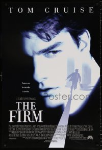 6r647 FIRM int'l DS 1sh 1993 Tom Cruise on the run, Sydney Pollack directed, evil loves ambition!
