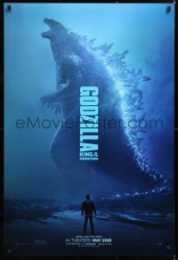 6r672 GODZILLA: KING OF THE MONSTERS teaser DS 1sh 2019 great full-length image of the creature!