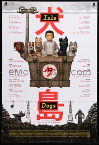 6r720 ISLE OF DOGS DS 1sh 2018 Bryan Cranston, Edward Norton, Bill Murray, wild, wacky image!
