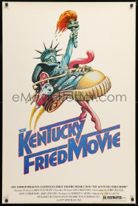 6r734 KENTUCKY FRIED MOVIE 1sh 1977 John Landis directed comedy, wacky tennis shoe art!