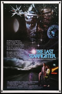 6r743 LAST STARFIGHTER 1sh 1984 Catherine Mary Stewart & Lance Guest as video game pilot!