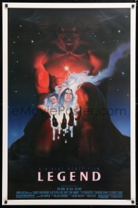 6r744 LEGEND 1sh 1986 Tom Cruise, Mia Sara, Tim Curry, Ridley Scott, cool fantasy artwork!