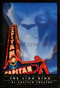 6r748 LION KING advance 1sh 1994 classic Disney cartoon World Premiere at the El Capitan Theatre!