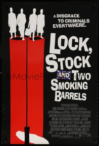 6r752 LOCK, STOCK & TWO SMOKING BARRELS DS 1sh 1998 Guy Ritchie English crime comedy, great art!