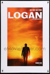 6r754 LOGAN style C int'l teaser DS 1sh 2017 Jackman in the title role as Wolverine, claws out!