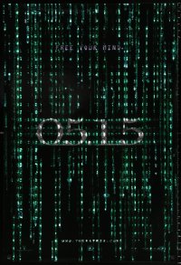 6r785 MATRIX RELOADED holofoil teaser 1sh 2003 Keanu Reeves, free your mind on 05.15!