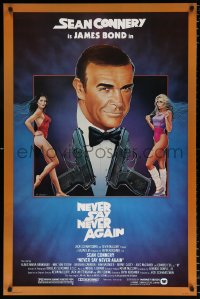 6r808 NEVER SAY NEVER AGAIN 1sh 1983 art of Sean Connery as James Bond 007 by Obrero!