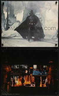 6r005 EMPIRE STRIKES BACK 3 color 16x20 stills 1980 cool images of Luke Skywalker & elaborate sets!