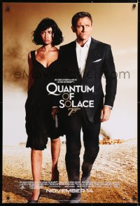 6r841 QUANTUM OF SOLACE advance 1sh 2008 Daniel Craig as James Bond, sexy Olga Kurylenko!