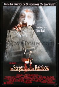 6r874 SERPENT & THE RAINBOW 1sh 1988 directed by Wes Craven, don't bury me, I'm not dead!