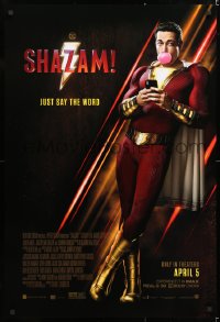 6r880 SHAZAM advance DS 1sh 2019 full-length Zachary Levi in the title role, just say the word!