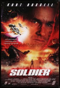 6r891 SOLDIER 1sh 1998 Kurt Russell, Jason Scott Lee, great sci-fi image!