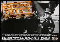6r356 ANTIFASCHISTISCHE AKTION rassismus totet style 17x23 German special poster 2000s Antifa network!
