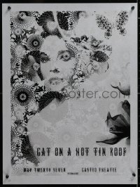 6r086 CAT ON A HOT TIN ROOF signed artist's proof 18x24 art print 1990s by artist David O'Daniel!