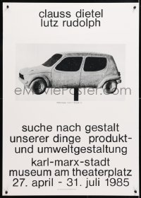 6r175 CLAUSS DIETEL LUTZ RUDOLPH 24x34 East German museum/art exhibition 1985 cool different car!