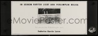 6r305 IN SEINEM GARTEN LIEBT DON PERLIMPLIN BELISA 11x32 East German stage poster 1978 cool image!