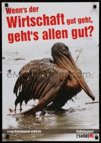 6r418 LEFT YOUTH SOLID pelican style 17x23 German special poster 2000s leftist youth organization!